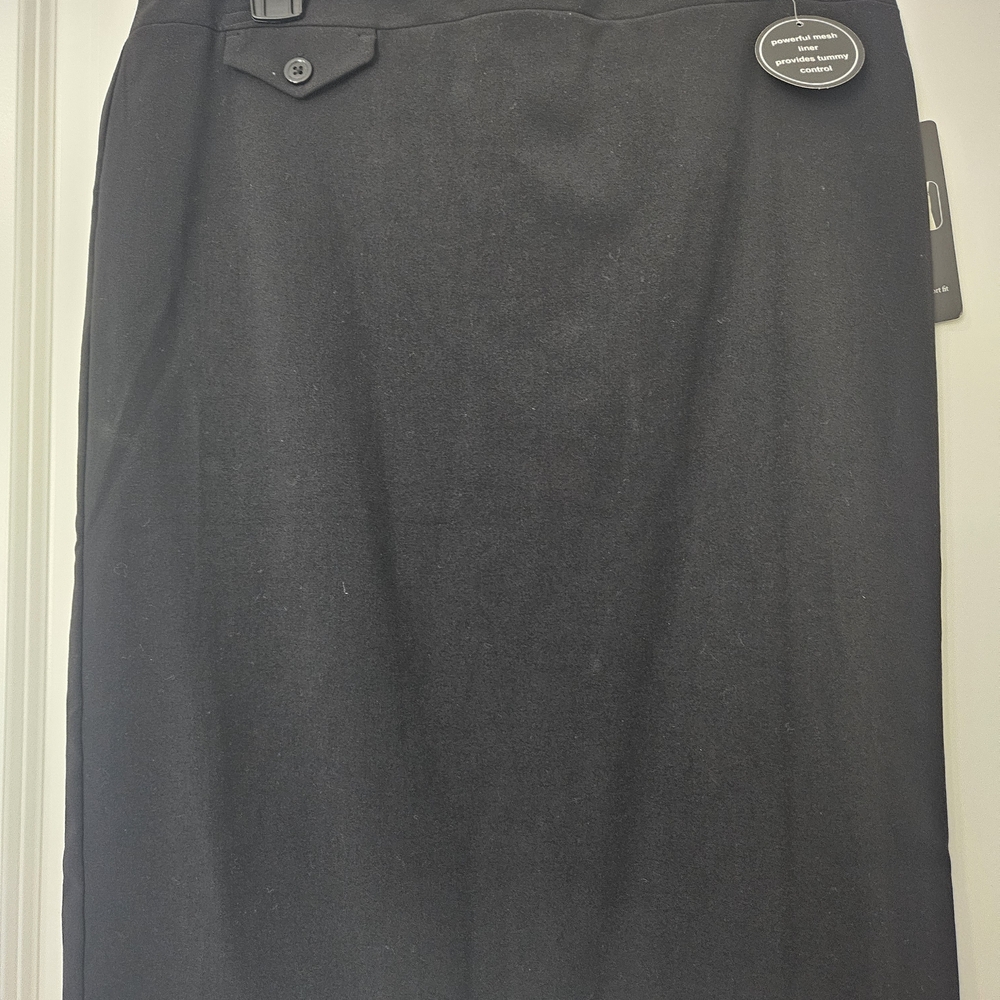 Dress Barn Classic Black Pencil Skirt